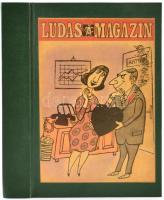 1980 Ludas Magazin. 1980. 1-12 sz.+Ludas Matyi évkönyve. 1980. Magyarországi útikalauz. Egybekötve, vászonkötésben.