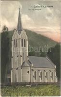 1917 Csucsa, Ciucea; Református templom. Simon Gerő kiadása / Calvinist church (EK)