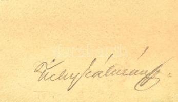 Tichy Kálmán (1888-1968): Káposztás csendélet. Akvarell, papír, jelzett, 26×28 cm