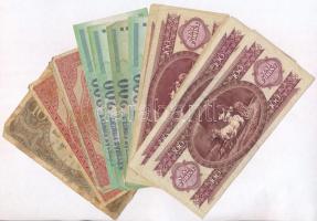 14db-os vegyes magyar korona és forint bankjegy tétel T:III,III-,IV