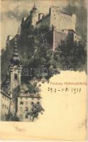 1911 Salzburg, Festung Hohensalzburg / castle, fortress