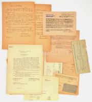 1946-1949 Vegyes okmány gyűjtemény, közte a Budapesti Igazoló Bizottsággal kapcsolatos papírok, okmányok, ugyanazon személy hagyatékából.