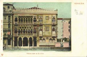 1906 Venezia, Venice; Palazzo detto la Ca dOro / palace (crease)
