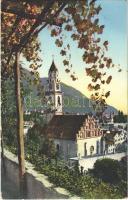 Meran, Merano (Südtirol); Partie mit Dorfkirche / church