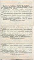 Románia ~1960-1980. "Casa de Economi si Consemnatiuni" 4%-os kölcsön kötvénye 200L-ről (3x...