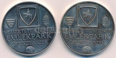 1996. "Nemzeti Történeti Emlékpark Ópusztaszer / A magyarok bejövetele" 2xklf ezüstözött f...