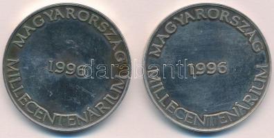 1996. "Magyarország Millecentenárium / Feszty-panoráma - Laborc király és leánya" ezüstözö...