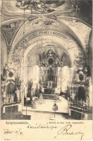 1905 Gyergyószentmiklós, Gheorgheni; Örmény katolikus templom, belső / Armenian church interior