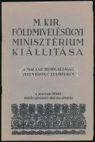 1942 Magyar Királyi Földművelésügyi Minisztérium kiállítása, a magyar-német mezőgazdasági megállapodás, képekkel gazdagon illusztrált ismertető füzet külön térképes kiállítási útmutatóval, jó állapotban, 36p