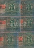 1912. 100K(19x) piros "Deutschösterreich" fny-sal T:II,II-