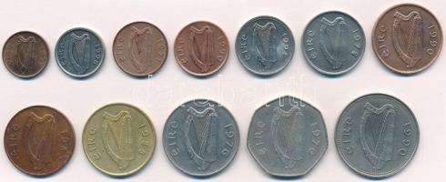 Írország 1970-1996. 1/2p-1Ł (12xklf) T:1-,2
Ireland 1970-1996. 1/2 Penny - 1 Pound (12xdiff) C:AU,X...