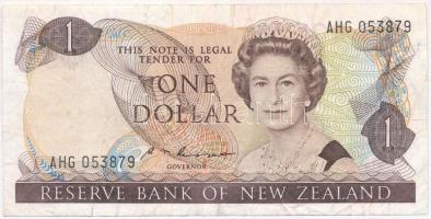 Új-Zéland 1985-1989. 1$ T:III  New Zealand 1985-1989. 1 Dollars C:F  Krause 169