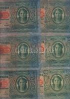 1912. 100K(19x) piros "Deutschösterreich" fny-sal T:II,II-