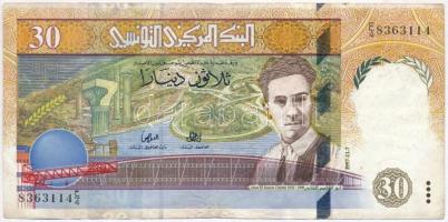 Tunézia, 1997. 30D T:III 
Tunisia 1997. 30 Dinars C:F
Krause 89