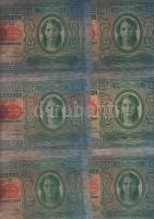 1912. 100K(12x) piros "Deutschösterreich" fny-sal T:II+