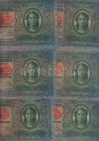 1912. 100K(12x) piros "Deutschösterreich" fny-sal T:II+