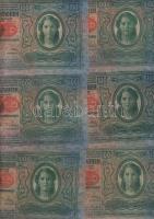 1912. 100K(12x) piros "Deutschösterreich" fny-sal T:II+