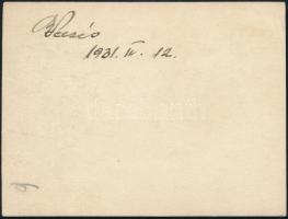 1931 A vecsési Pál utcai fiúk társaságban, fotó, 8,5×6,5 cm