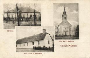 Valkó with school and vicarage (fl)