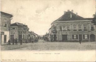 1907 Negotin, street view with shops and pharmacy