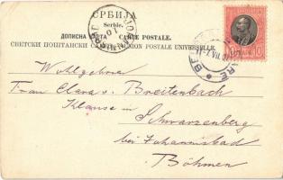 1907 Beograd, Belgrád, Belgrade; Bajrakli dzamija / Bajrakli Mosque. Phot. M. Jovanovitch (EK)