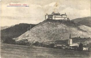 1916 Krasznahorkaváralja, Krásnohorské Podhradie; Krasznahorka vára / Hrad Krásna Horka / castle (fl)