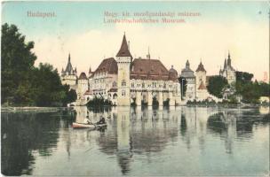1909 Budapest XIV. Magy. kir. mezőgazdasági múzeum. Taussig A.