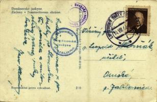 1948 Déményfalvi-völgy, Demanovska Dolina (Alacsony-Tátra, Nízke Tatry); Demanovské jaskyne, Záclony...