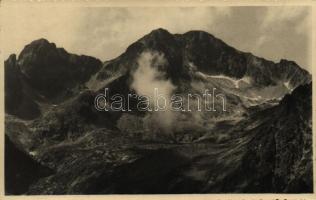 Tátra, Vysoké Tatry; Ladovy stít / Jég-völgyi-csúcs / mountain peak (ragasztónyom / gluemark)