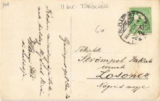 1908 Budapest II. Törökvész, a levélíró villája. photo