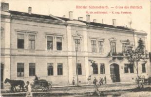 Szászsebes, Mühlbach, Sebesul Sasesc, Sebes; M. kir. erdőhivatal. 237. W. L. 1662. Kiadja J. Hientz / K. ung. Forstamt / forestry office