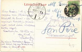 1907 Lovasberény, Gróf Cziráky kastély és park. W.L. 2807.  (EK)