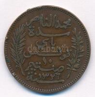 Tunézia 1908A 10c Br T:2 ph.
Tunisia 1908A 10 Centimes Br C:XF edge error
Krause KM#236