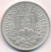 Szlovákia 1941. 20K Ag "Cirill és Metód" T:1- Slovakia 1941. 20 Korun Ag "St. Kyrill ...