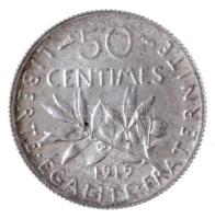 Franciaország 1919. 50c Ag T:1-
France 1919. 50 Centimes Ag C:AU
Krause KM#854