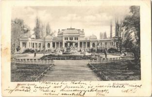 1906 Kolozsvár, Cluj; Sétatéri kioszk / kiosk, restaurant, park (EK)