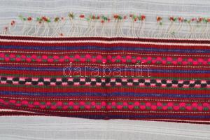 Vászon terítő, jó állapotban, 200×60 cm