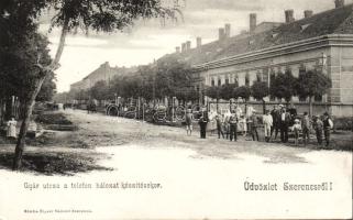 Szerencs Gyár u. a telefon-hálózat készítésekor