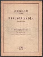 Országh Tivadar: Hangsoriskola hegedűre. Bp.,1961,Ed. Musica. Papírkötés.