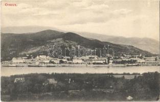 Orsova, látkép a Dunával / general view with the Danube (EK)