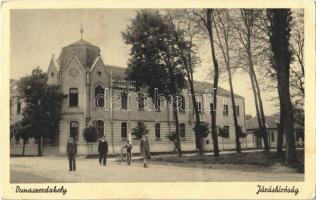 1939 Dunaszerdahely, Dunajská Streda; Járásbíróság, kerékpár / court, bicycle (EK)