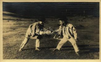 Helpa (Gömör, Gemer); Velká noc v Helpe, Zábavky chlapcov. Národopisny odbor Matice Slovenskej / húsvét Helpán, fiúk játéka / Easter in Helpa, boys at play, folklore