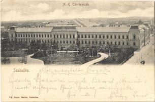 1905 Szabadka, Subotica; M. kir. Törvényszék. Vig Zsigmond Sándor kiadása / court