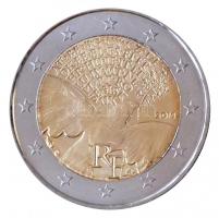 Franciaország 2015. 2E bimetál kapszulában T:1- France 2015. 2 Euro bi-metallic in capsule C:AU