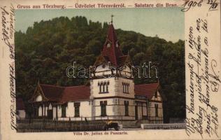 1906 Törcsvár, Törzburg, Bran; Villa Dr. Julius de Puscariu (EK)