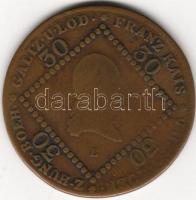 Ausztria Magyar verdejel! 1807B 30Kr T:4