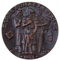 Csúcs Ferenc (1905-1999) 1947. "Rippl Rónai Társaság 1948" Br emlékplakett, peremén "...