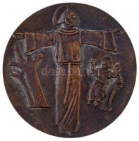 Csúcs Ferenc (1905-1999) 1943. "A magyar betlehemesek rendje" Br emlékplakett, peremén sor...