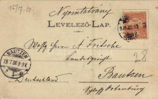 1900 Budapest VIII. Kerepesi út és József körút keresztezése (Blaha Lujza tér), Kartschmaroff A. fél...