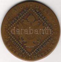 Ausztria Magyar verdejel! 1807B 30Kr T:4